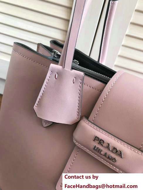 Prada Top Handle Tote Shoulder Bag 1BG148 Light Pink Resort 2018