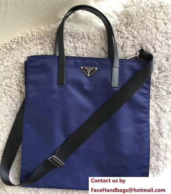 Prada Tote Bag 2VG905 Dark Blue