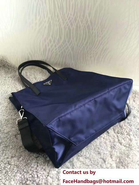 Prada Tote Bag 2VG905 Dark Blue