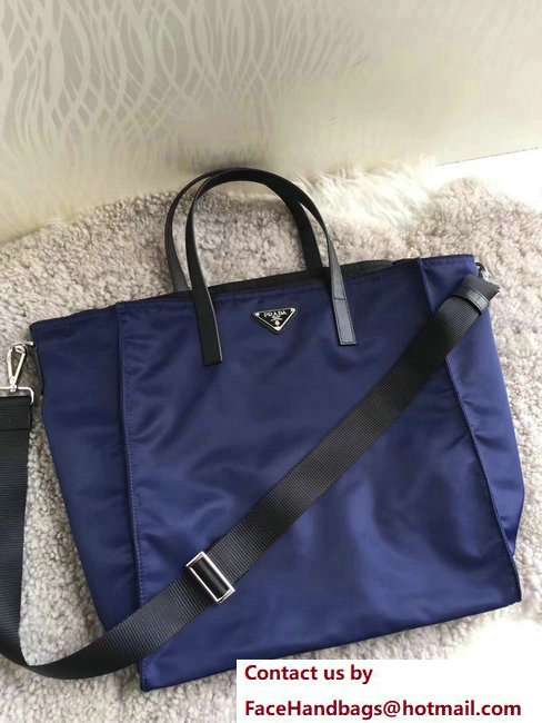 Prada Tote Bag 2VG905 Dark Blue