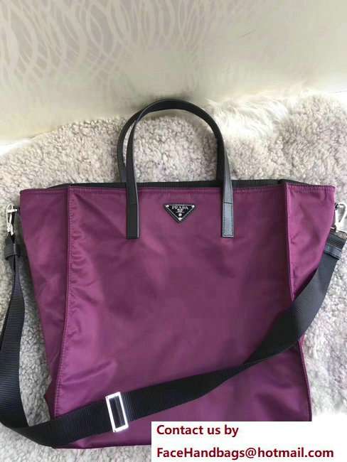 Prada Tote Bag 2VG905 Purple