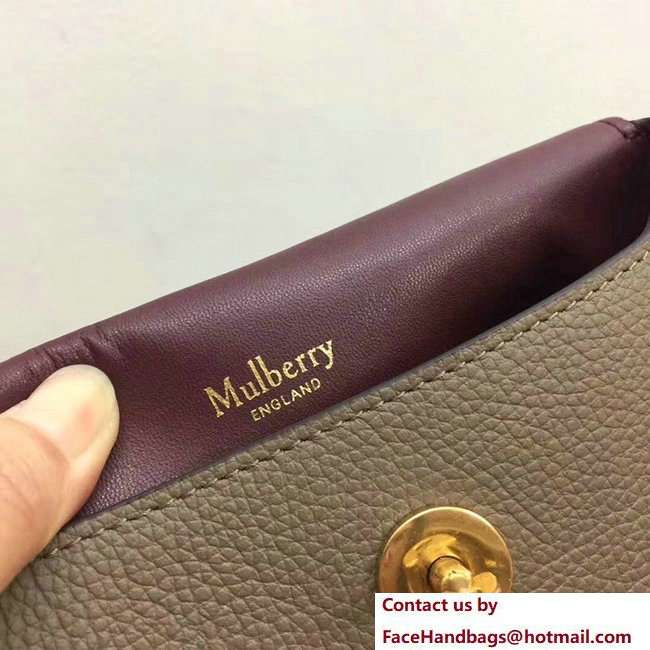 Mulberry Small Grain Leather Darley Cosmetic Pouch Clutch Bag Camel 2018