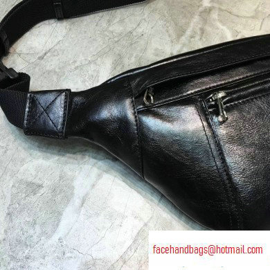 Balenciaga Nappa Leather B. Belt Pack Bag Black