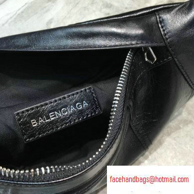 Balenciaga Nappa Leather B. Belt Pack Bag Black