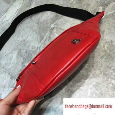 Balenciaga Nappa Leather B. Belt Pack Bag Red