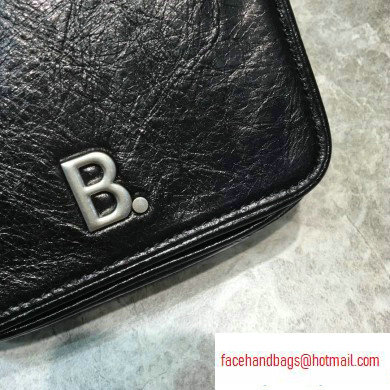 Balenciaga Nappa Leather B. Shoulder Bag Black