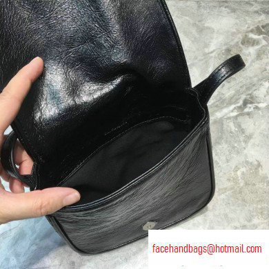 Balenciaga Nappa Leather B. Shoulder Bag Black