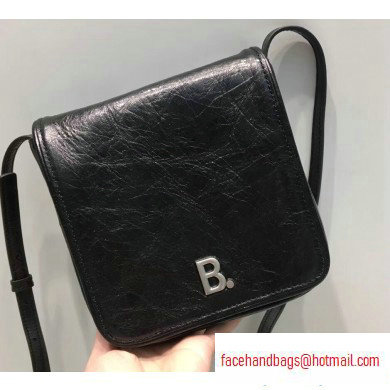 Balenciaga Nappa Leather B. Shoulder Bag Black