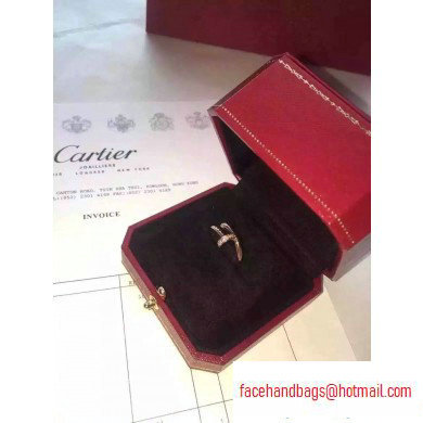 Cartier Juste un Clou ring with diamonds