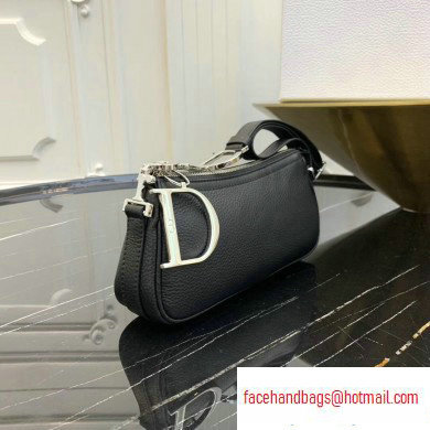 Dior Vintage Shoulder Bag Leather Black 2020