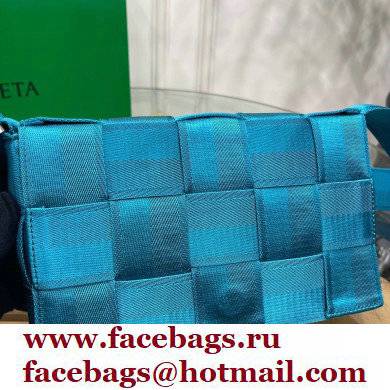 Bottega Veneta Intreccio Cassette Cross-body Bag Webbing Blue 2021