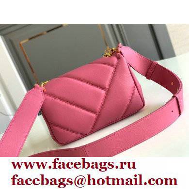 Bvlgari Serpenti Cabochon Crossbody Bag 22.5cm with Detachable Shoulder Strap Pink 2021