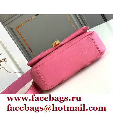 Bvlgari Serpenti Cabochon Crossbody Bag 22.5cm with Detachable Shoulder Strap Pink 2021