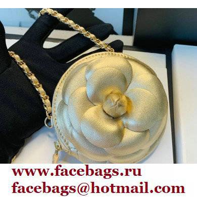 Chanel Camellia Clutch with Chain Bag AP2121 Gold 2021