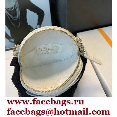 Chanel Camellia Clutch with Chain Bag AP2121 White 2021