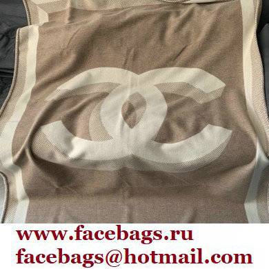 Chanel Cashmere Blanket 140x190cm Tan 2021