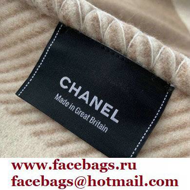 Chanel Cashmere Blanket 140x190cm Tan 2021