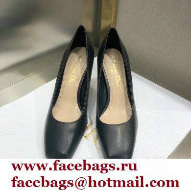 Dior Heel 9cm Calfskin Rhodes Pumps Black 2021