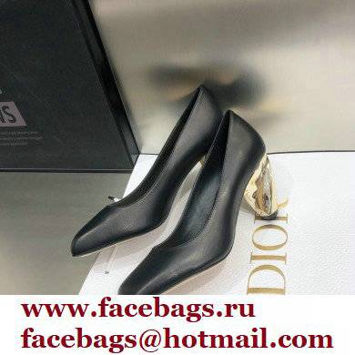 Dior Heel 9cm Calfskin Rhodes Pumps Black 2021