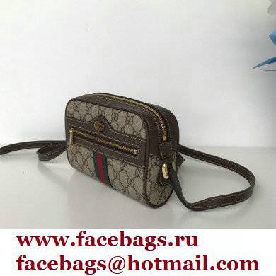 Gucci Ophidia GG Mini Bag with Web 517350 GG Canvas Coffee 2021