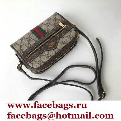 Gucci Ophidia GG Mini Bag with Web 517350 GG Canvas Coffee 2021