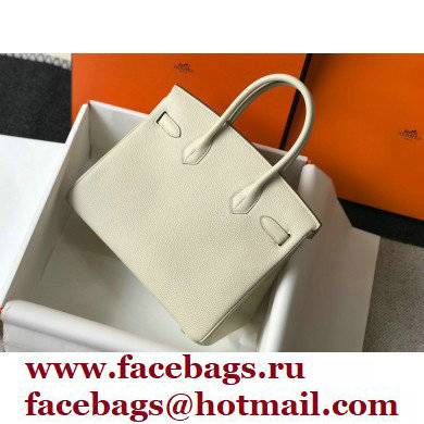 Hermes Birkin 25/30/35cm Bag off white in Togo Leather With Gold Hardware