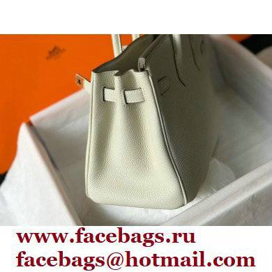 Hermes Birkin 25/30/35cm Bag off white in Togo Leather With Gold Hardware