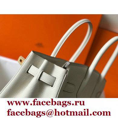 Hermes Birkin 25/30/35cm Bag off white in Togo Leather With Gold Hardware