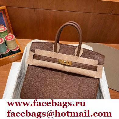 Hermes Birkin 25cm Bag alezan in Original Togo Leather