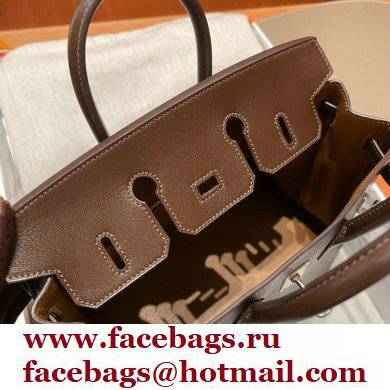 Hermes Birkin 25cm Bag rouge sellier in mysore Leather handmade