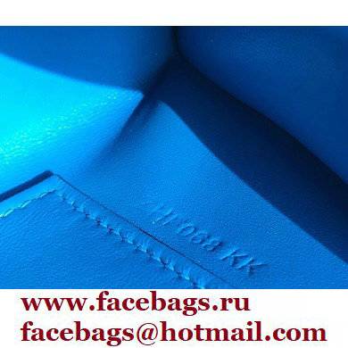 Hermes Mini Kelly 22 Pochette Bag Izmir Blue in Swift Leather with Gold Hardware