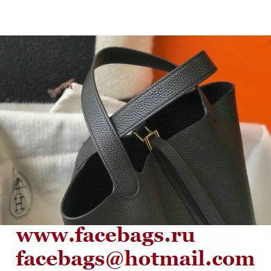 Hermes Picotin Lock 18/22 Bag Black with Gold Hardware