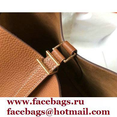 Hermes Picotin Lock 18/22 Bag Brown with Gold Hardware