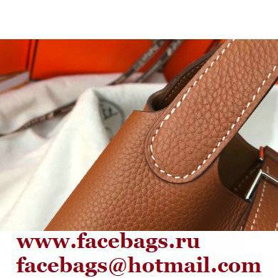 Hermes Picotin Lock 18/22 Bag Brown with Silver Hardware