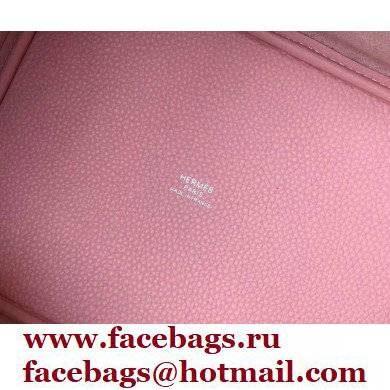 Hermes Picotin Lock 18/22 Bag Cherry Pink with Silver Hardware