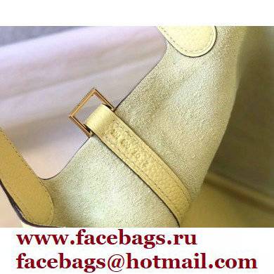 Hermes Picotin Lock 18/22 Bag Light Yellow with Gold Hardware