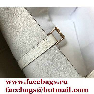 Hermes Picotin Lock 18/22 Bag White with Gold Hardware