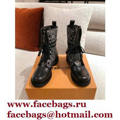 Louis Vuitton Since 1854 Metropolis Flat Ranger Ankle Boots Black 2021