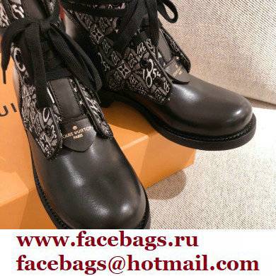 Louis Vuitton Since 1854 Metropolis Flat Ranger Ankle Boots Black 2021