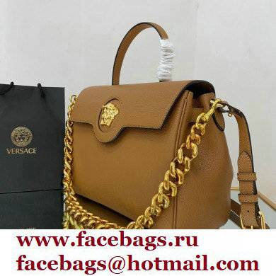 Versace La Medusa Large Handbag Caramel 2021