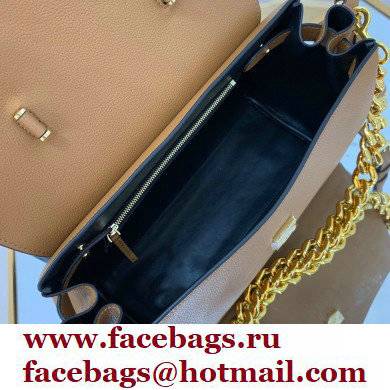 Versace La Medusa Large Handbag Caramel 2021