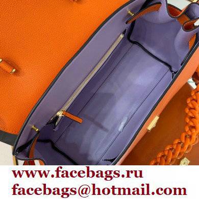 Versace La Medusa Large Handbag Orange 2021