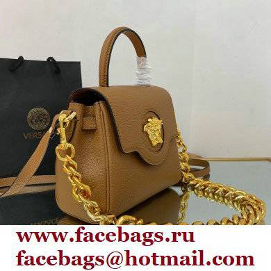 Versace La Medusa Small Handbag Caramel 2021