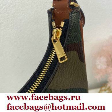 Celine Medium Ava Bag in Canvas with Camouflage and celine print