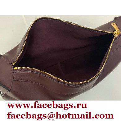 Celine Medium Romy Bag Burgundy in Supple Calfskin