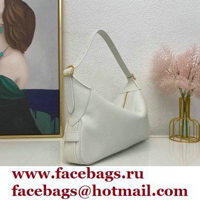 Celine Medium Romy Bag White in Supple Calfskin