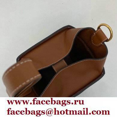 Celine STRAP BOX Bag Brown in Smooth calfskin