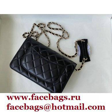 Chanel Camellia Wallet on Chain WOC Bag Black 2021