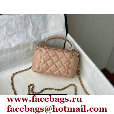 Chanel Lambskin Small Vanity with Chain Bag AP2199 Beige 2021