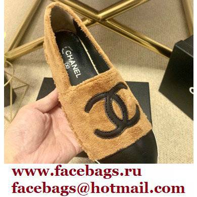 Chanel Plush CC Logo Espadrilles G29762 Brown 2022